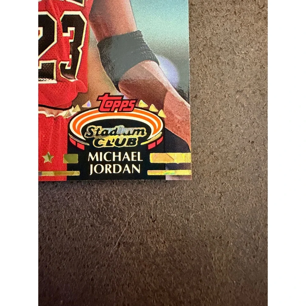 1992-93 Topps Stadium Club Michael Jordan Members Choice 210 Chicago Bulls NBA